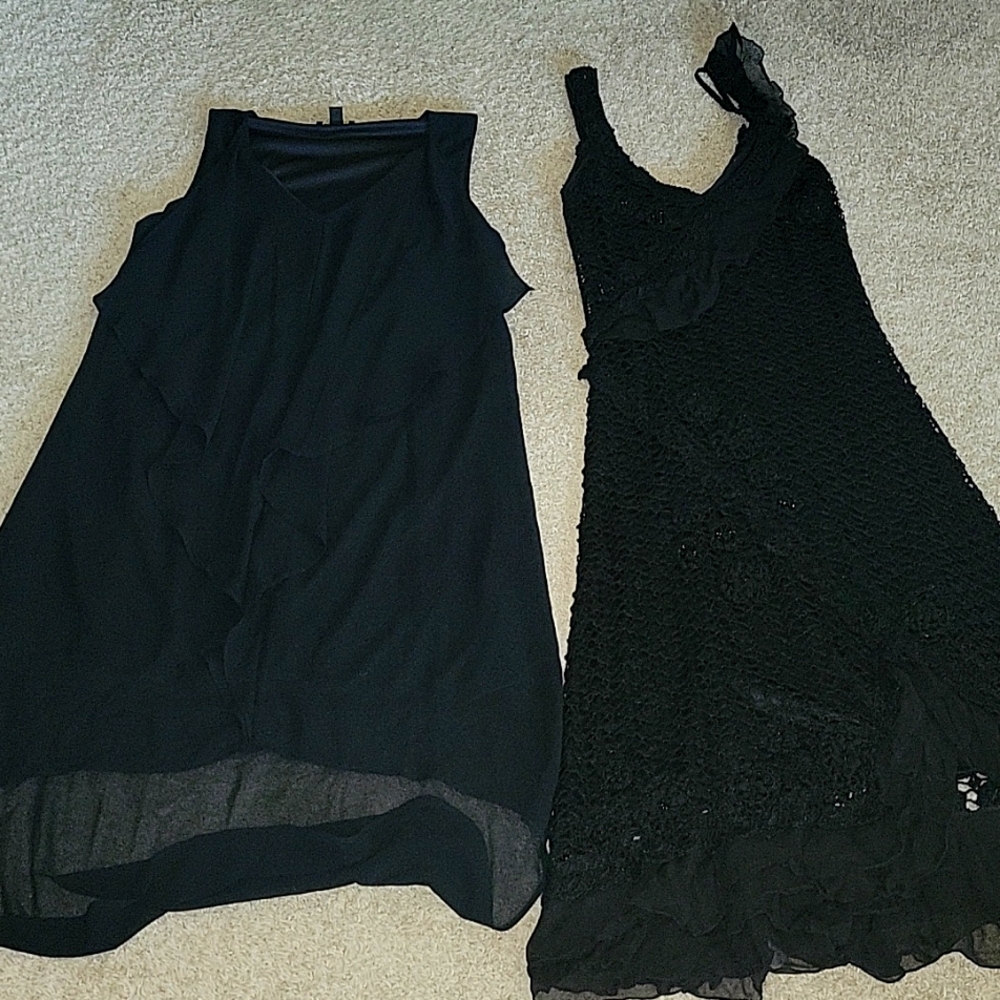 2 Black Dress with undercovers